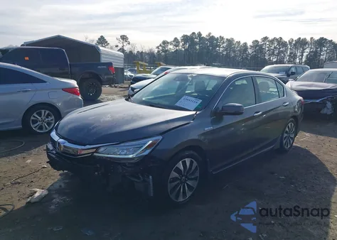 2017 Honda Accord Hybrid Touring from USA, damaged, VIN JHMCR6F76HC031515